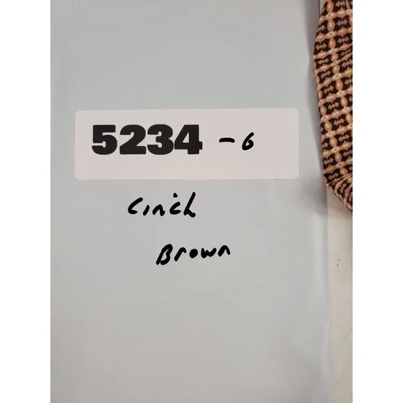 Cinch Shirt Mens Large Brown Geometric Button Down Long Sleeve Western Cotton - Picture 8 of 8